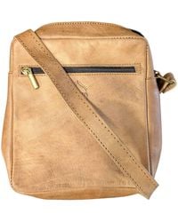 Berber Leather - Neutrals The Martil Small Messenger Bag - Lyst
