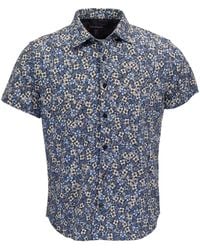 lords of harlech - Todd Floral Field Knit Shirt - Lyst