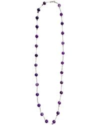 Tg-Jewellery by Tamara Gervasio - Amethyst Bead Necklace – Sterling Handmade - Lyst
