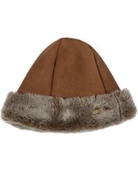 Owen Barry - Sheepskin Beanie Hat Ottoman Tan Deane By - Lyst