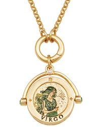 Fable England - Virgo Zodiac Spinner Necklace - Lyst