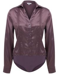 Maan Istanbul - Shirt With Fuchsia Bodysuit - Lyst