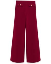 Peraluna - Marlene Trouser Button Detailed Knit Pants - Lyst