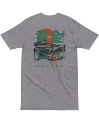 Anchor and Crew - Heather Four Gas Station Japan Era Heavy Cotton T-Shirt - Lyst