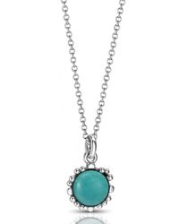 Unaloe - Ribes Sterling Amazonite Necklace For – Gemstone Pendant Jewelry - Lyst