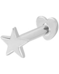 Vanhi - 14K Solid Mini Star Flat Back Stud - Lyst