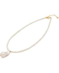 EVA REMENYI - Baroque Pearl Necklace - Lyst