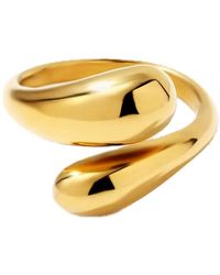 Elk & Bloom - Chunky Double Dome 14K Ring - Lyst