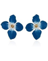 Milou Jewelry - Clover Flower Earrings - Lyst
