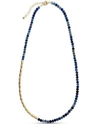 Clemence Wren - Asymmetric Gemstone Necklace Nuggets - Lyst