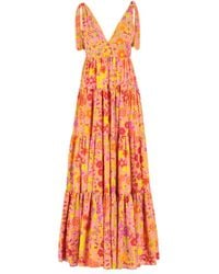 Teodora Milano - Ostuni Silk Long Dress - Lyst