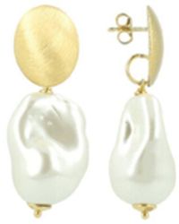 LOTT.gioielli - Pearl Earrings Earth L - Lyst