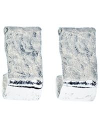 Oolo London - Brutalist Rectangular Huggie - Lyst