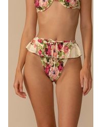 Montce - Bouquet Tamarindo Ruffle Bikini Bottom - Lyst