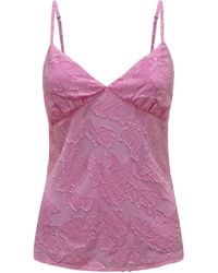 Why Mary - Cami Top With Straps - Lyst