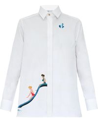 My Pair Of Jeans - Slide Embroidered Shirt - Lyst