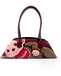Maison Rubaiyat - Renee Hand-Painted Leather Shoulder Bag – Monchhichi - Lyst