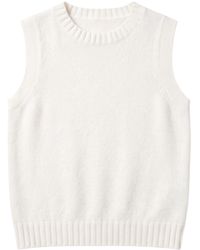 Brodie Cashmere - Crew Neck Cashmere Tank - Lyst