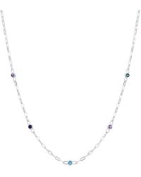 Dinny Hall - Coloured Gemstone Chain Necklace - Lyst