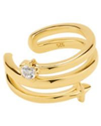 Vanhi - Star Crystal Ear Cuff - Lyst