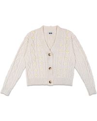 Gigi Knitwear - Neutrals Daisy Cotton Cardigan - Lyst