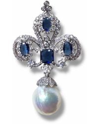 Ninemoo - Royal Iris Pearl Brooch & Pendant - Lyst