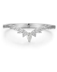 Azura Jewelry New York - Woodland Stacking Band Vermeil - Lyst