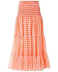 AGGI by HALEWSKI - Lola Bright Marigold Skirt - Lyst