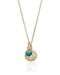 The Jewellery Store London - Throat Chakra/Vishuddha Chakra Charm Necklace - Lyst