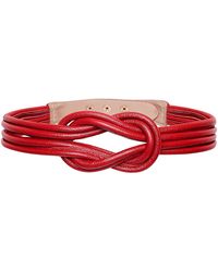BeltBe - Knot Leather Belt - Lyst