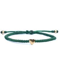 Harbour Uk - Vermeil Heart Rope Bracelet - Lyst
