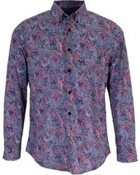 lords of harlech - Mitchell Paisley Goal Shirt - Lyst