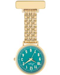 Bermuda Watch Company - Annie Apple Emerald/ Link Bracelet Nurse Fob Watch - Lyst