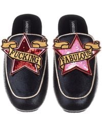 Laines London - Classic Mules With & Fucking Fabulous Brooches - Lyst