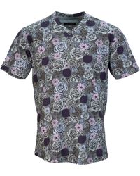 lords of harlech - Maze Everything Roses V-neck Tee In Turf - Lyst