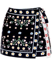 Jessie Zhao New York - Swim Cover Up Skirt-Night Garden - Lyst