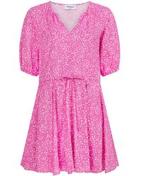 Fresha London - Melissa Dress Pink Daisy - Lyst