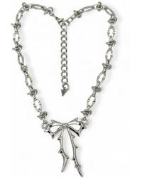 Jagged Halo Jewelry - Carrie Bow Necklace - Lyst