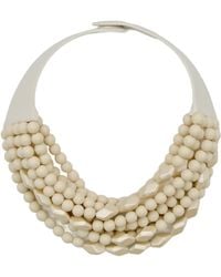 Fairchild Baldwin - Neutrals Marbella Oval Ivory Necklace - Lyst
