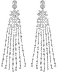 Meraki by Rashmi Bajaj - Fae American Diamonds Chandelier Earrings - Lyst