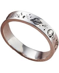 Posh Totty Designs - Sterling Love The Earth Ring - Lyst