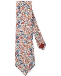 LE COLONEL - Brick Emma Liberty Tie - Lyst
