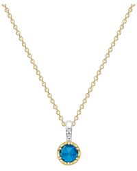 Dinny Hall - December Topaz Birthstone Pendant - Lyst