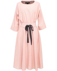 Smart and Joy - Wide-Belt Flared Dress - Lyst