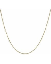 Rahul's Jewels - 16"-18" Adjustable Foundations 14 Karat Cable Chain - Lyst
