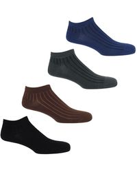 Peper Harow - Made in England - Four Pack Essential Trainer Socks – Neutral - Lyst