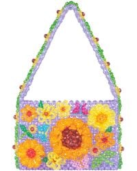 Tillie Beads - Sunflower Floral Mini Bead Bag - Lyst