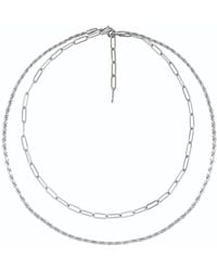 A Weathered Penny - Layered Chain Necklace - Lyst
