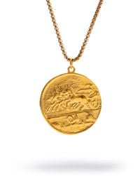 Ebru Jewelry - Alexander's Victory Medallion Necklace - Lyst