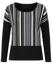 Conquista - Striped Long Sleeve Top - Lyst